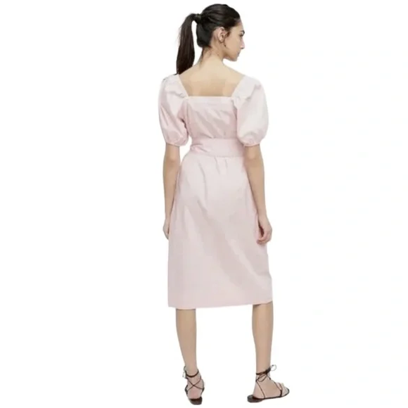 J Crew Pink Cloud Cottage Cotton Dress - Picture 3 of 12